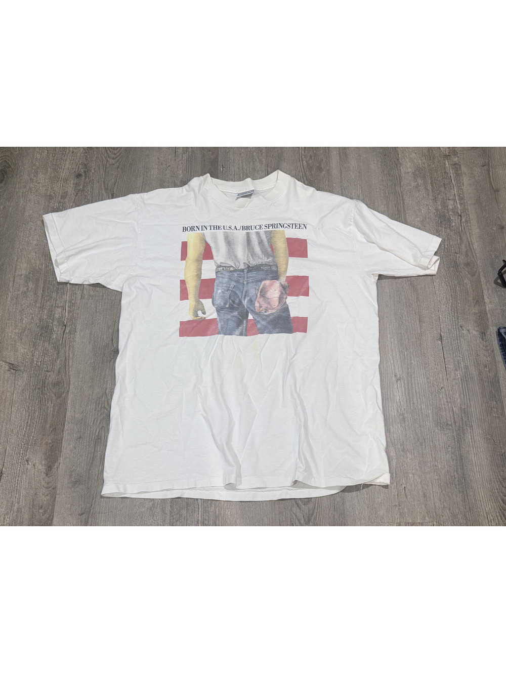 Vintage 1999 Bruce Springsteen Born In The USA T Shirt XL Maxweight 90s